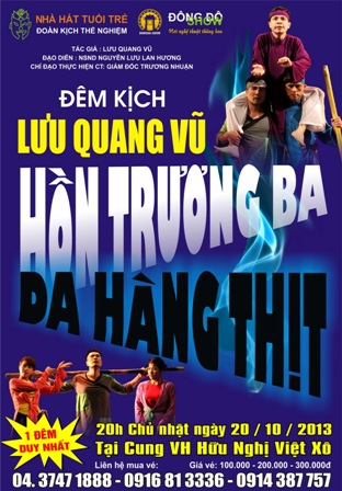 Biểu diễn vở “Hồn Trương Ba, da hàng thịt” nhân Ngày Phụ nữ Việt Nam